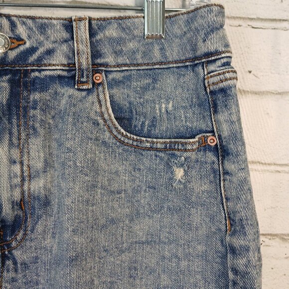 WILD FABLE DENIM SKIRT, SIZE 6, MEDIUM BLUE WASH, LIKE NEW, WOMENS - Picture 4 of 7